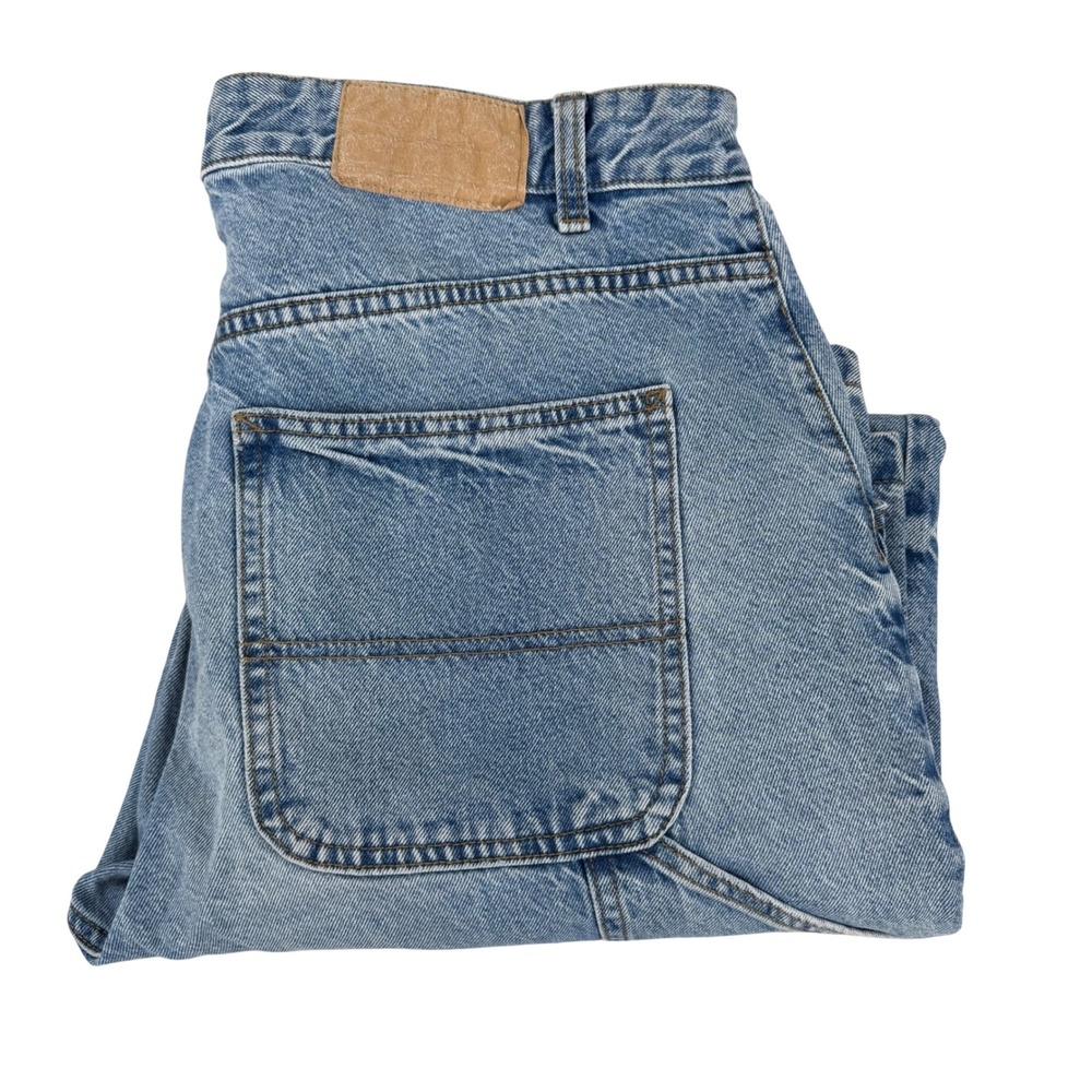 Cotton On Carpenter Jean Women 12 Blue High Rise Utility Denim Grunge Skater